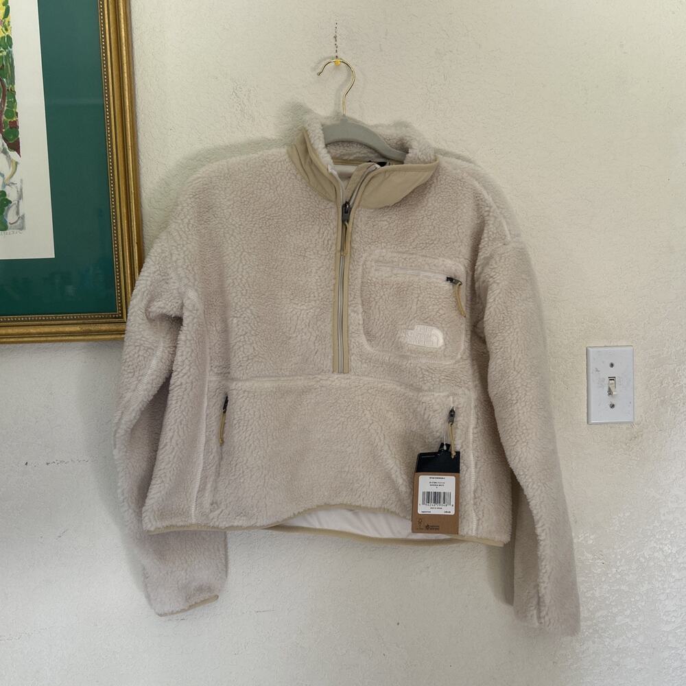 The North Face Extreme Pile 1/2-Zip Pullover Jacket 2 - Women's S Gardenia Dune